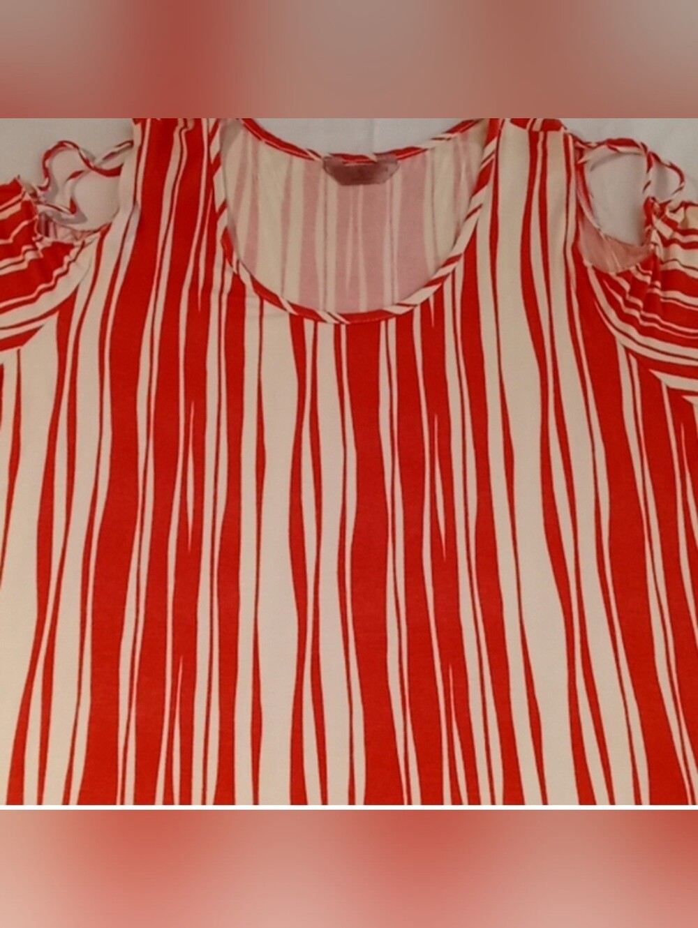Plus size 2X cold shoulder top